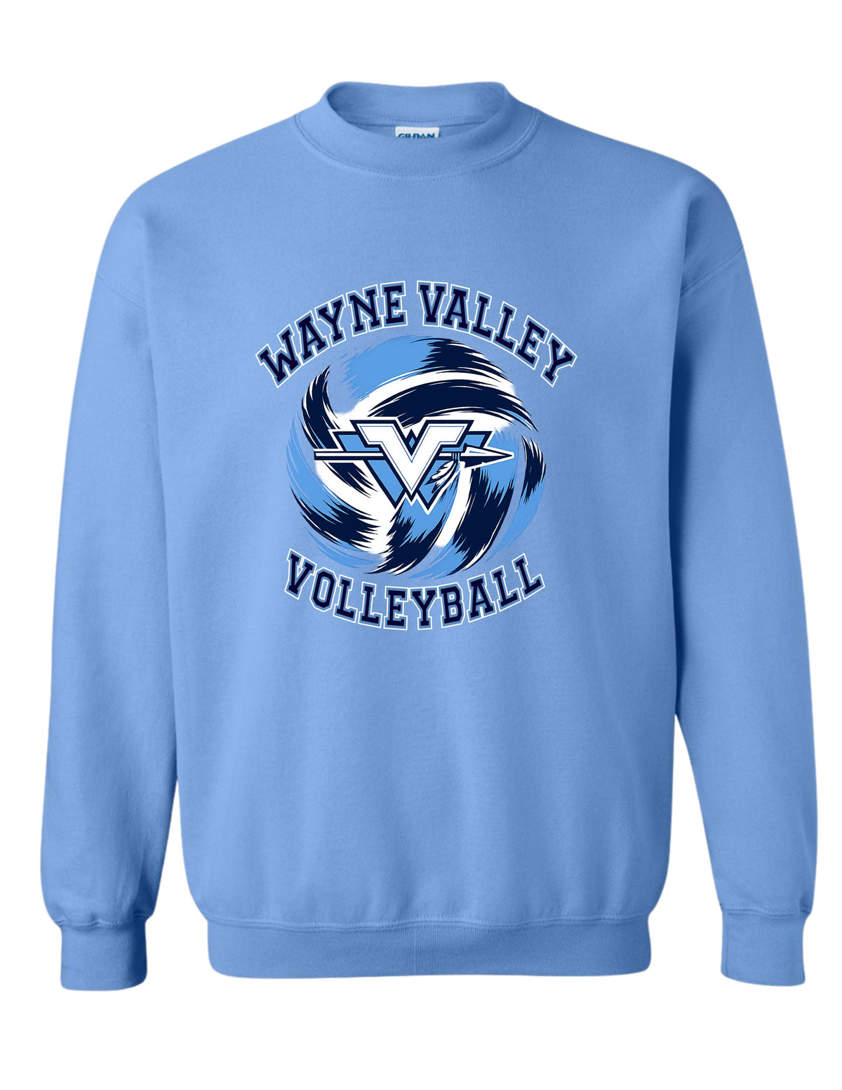 Wayne Valley Volleyball Crewneck Sweatshirt Style #3