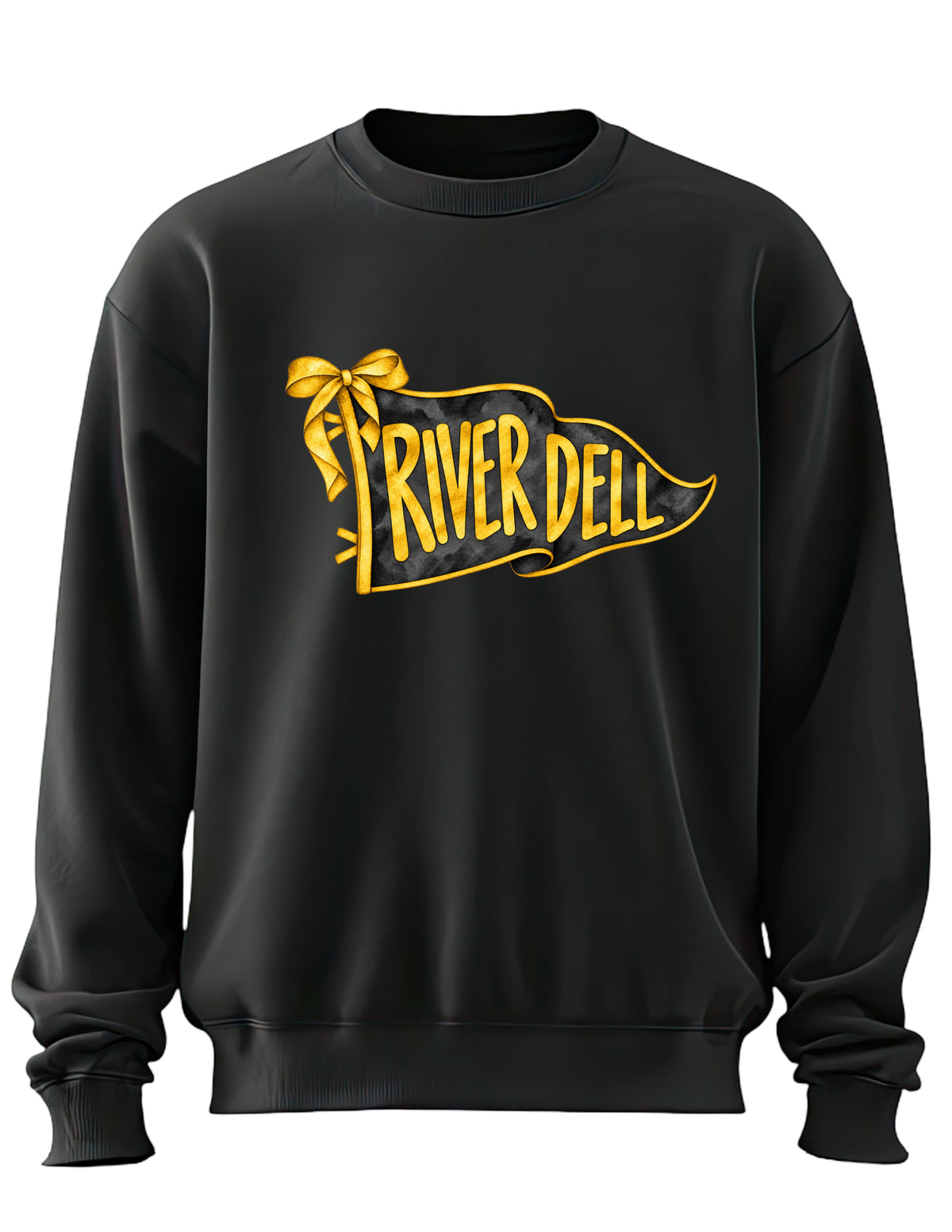 Youth River Dell Watercolor Pennant Crewneck
