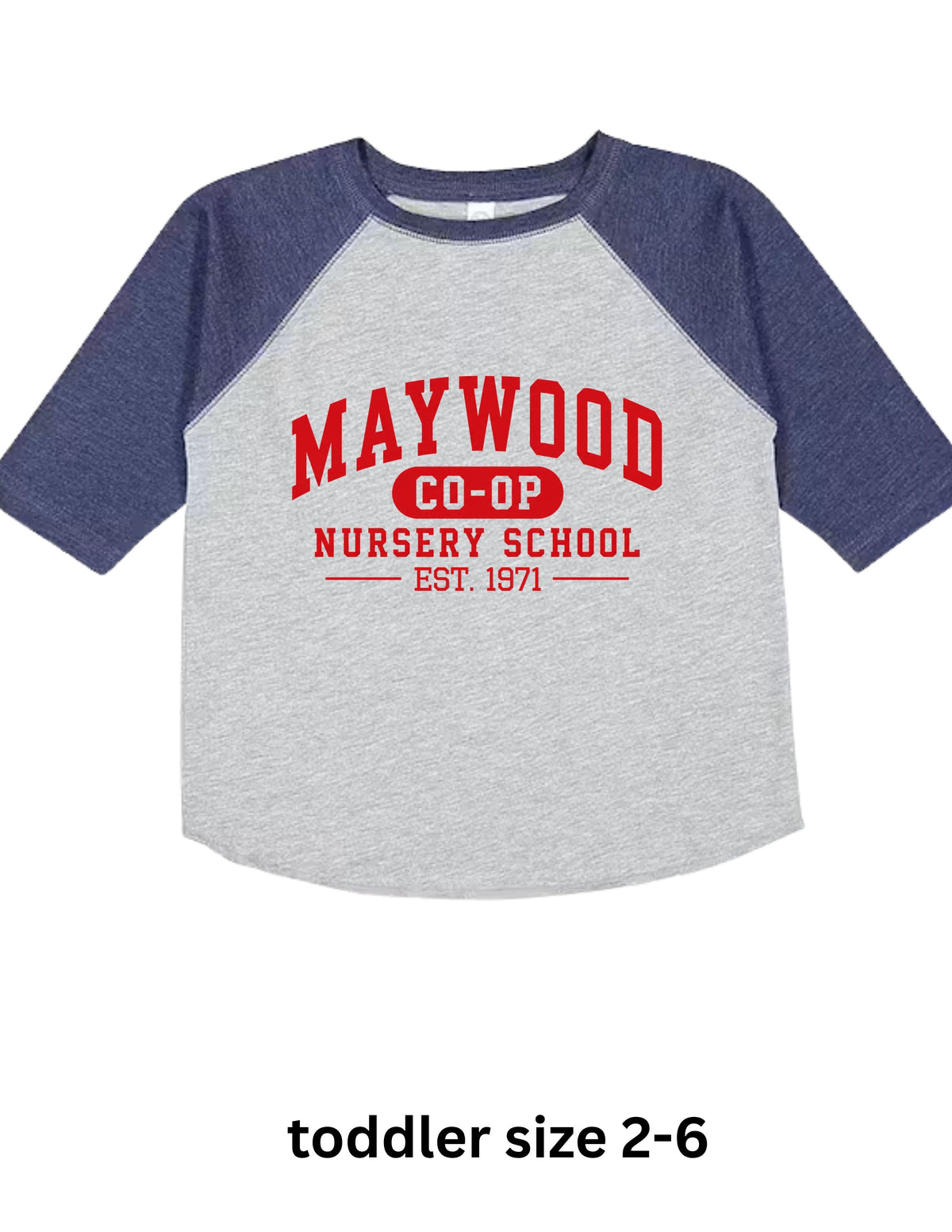 Maywood Co-Op Toddler Raglan Shirt
