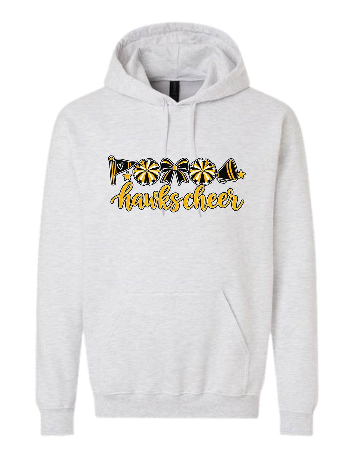 Hawks Cheer Sticker Hoodie