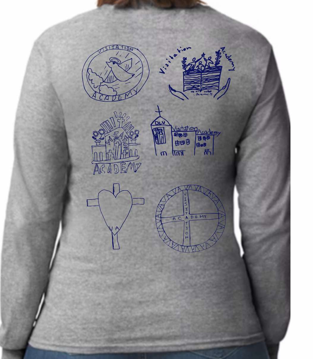 OLV Adult Runner Up Designs Long Sleeve Shirt