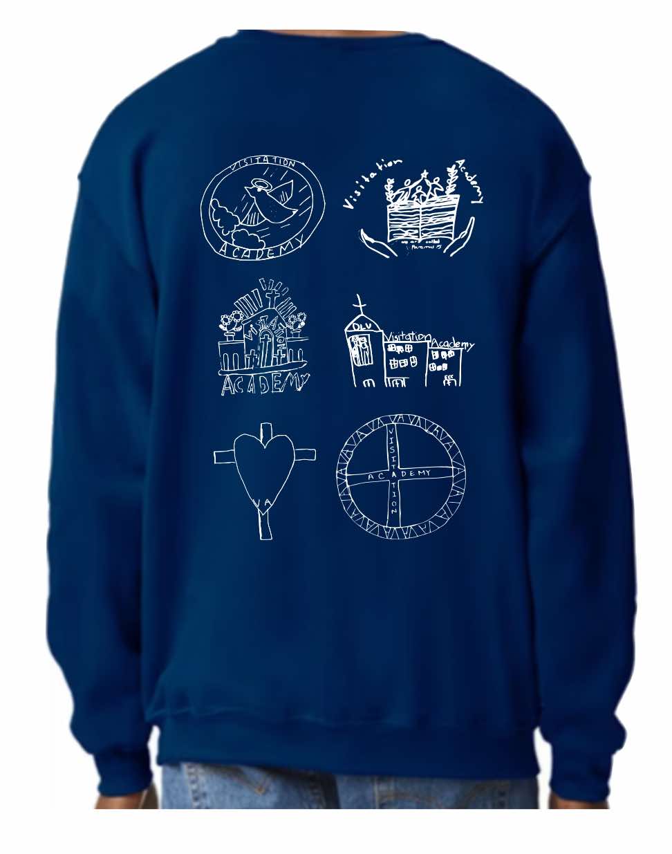 OLV Adult Runner Up Design Crewneck Sweatshirt