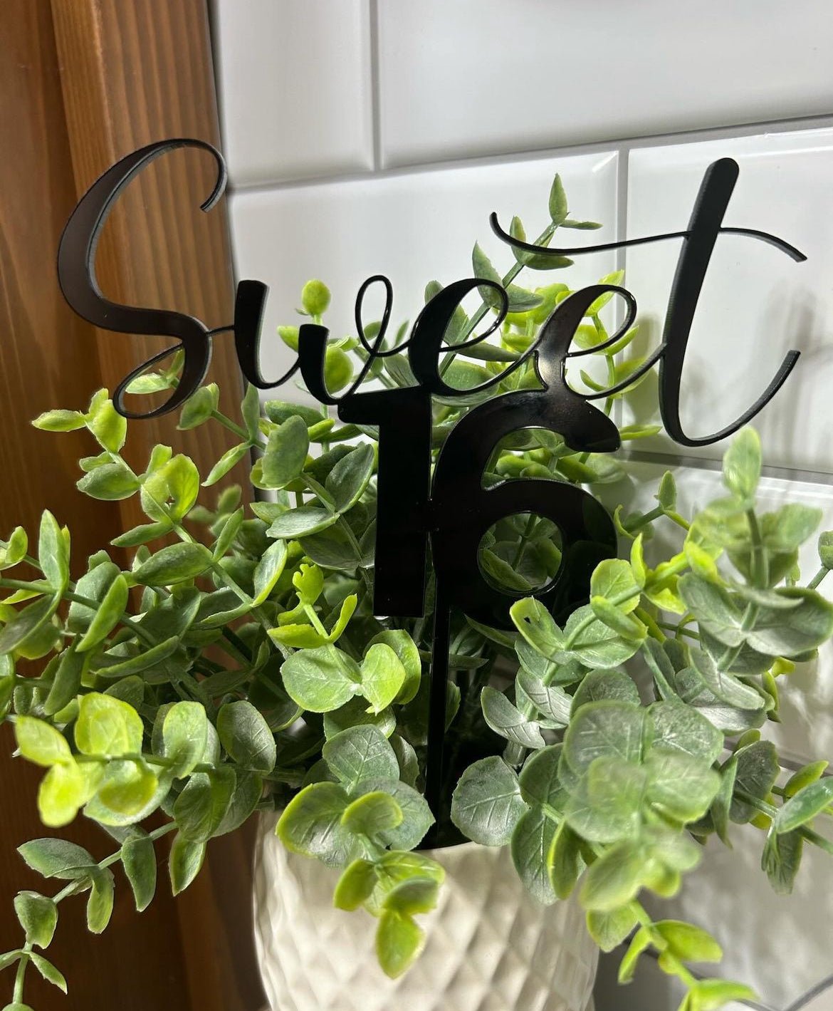Single Layer Acrylic Cake toppers