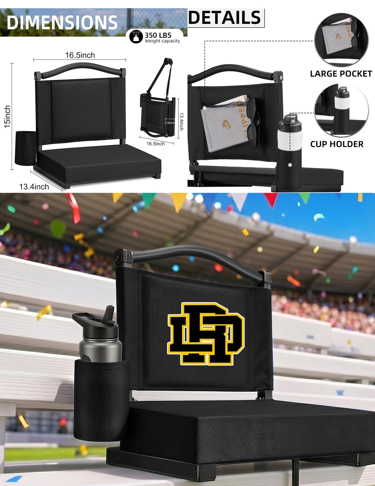 River Dell Stadium Chair