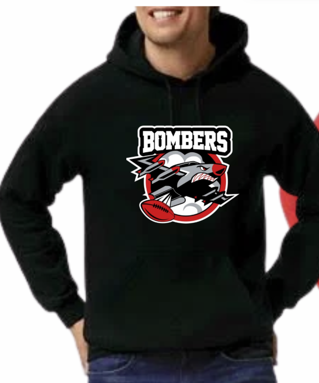 Bombers Adult Plane Logo Hoodie