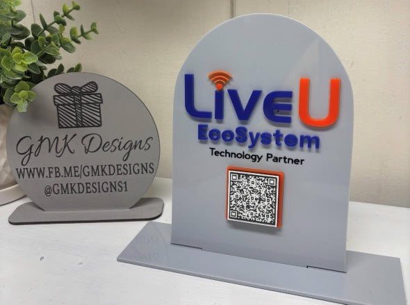 Acrylic Display Sign