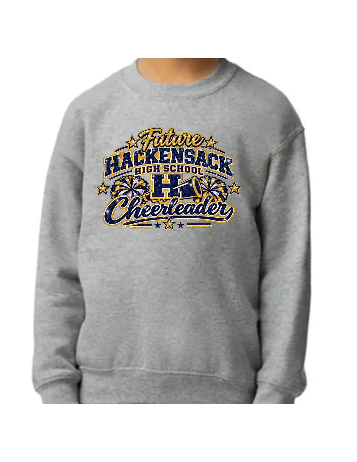 YOUTH FUTURE HHS Comets Cheer "Glitter" Crewneck Sweatshirt