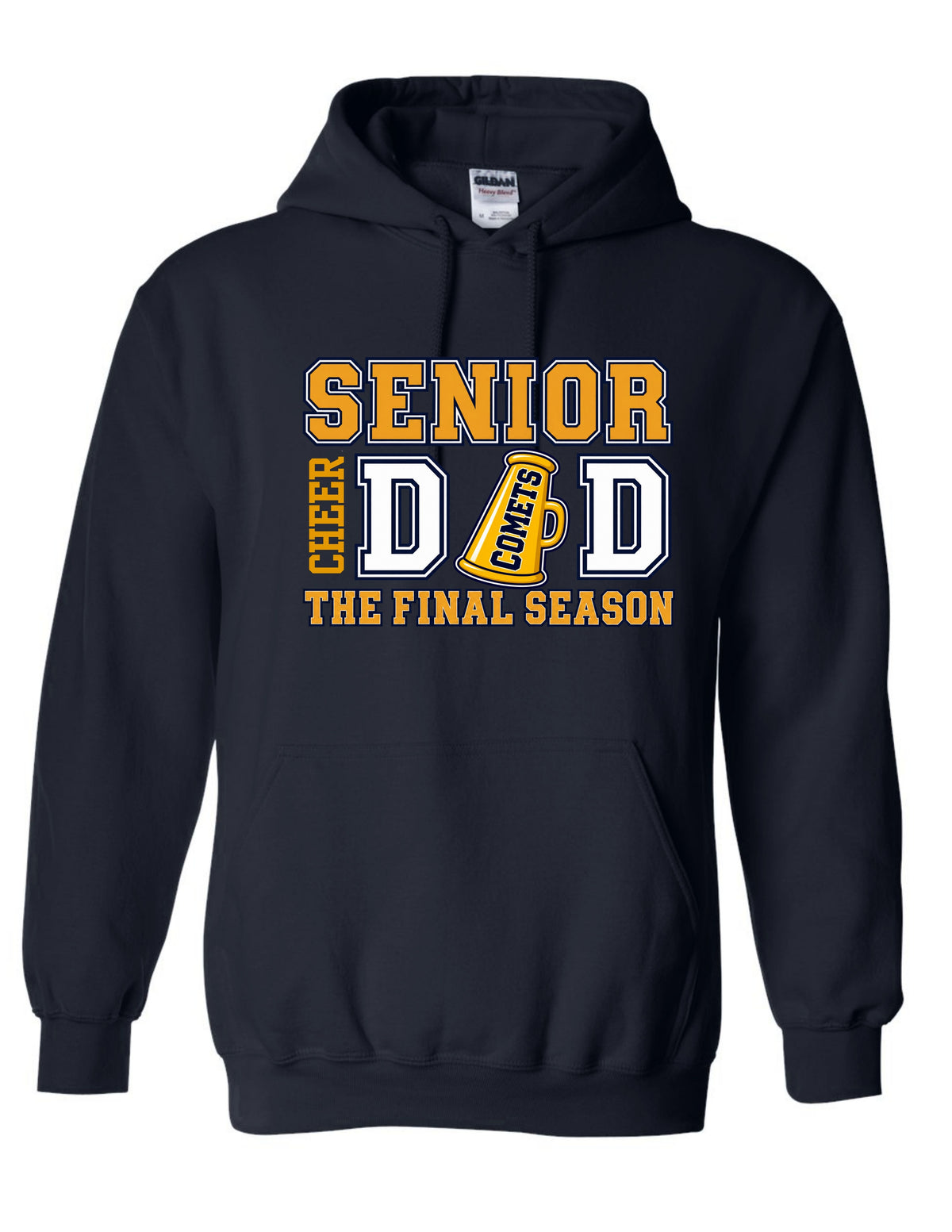 HHS Comets Senior MOM/DAD Cheer Hoodie