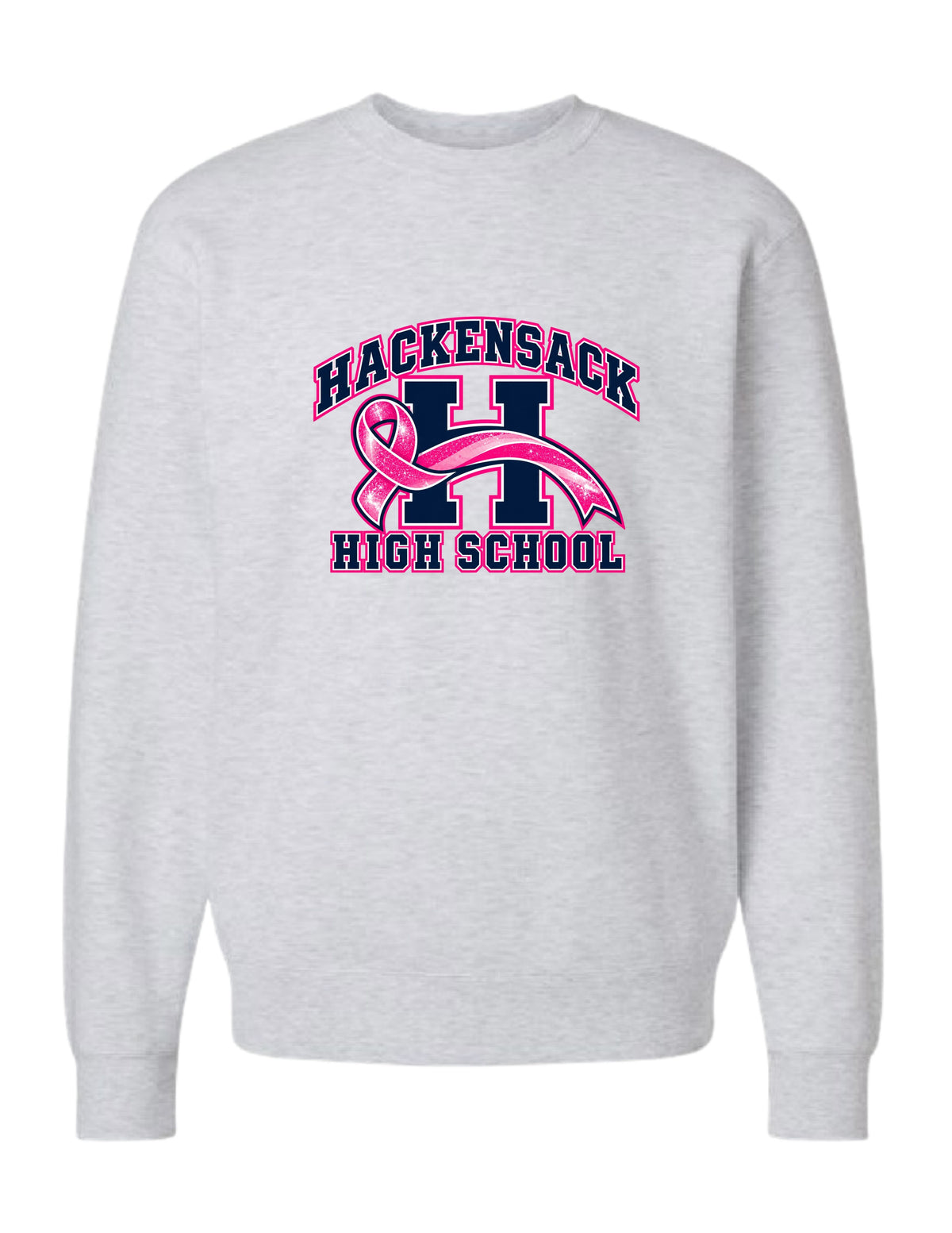 HHS Comets Pink Out Crewneck Sweatshirt