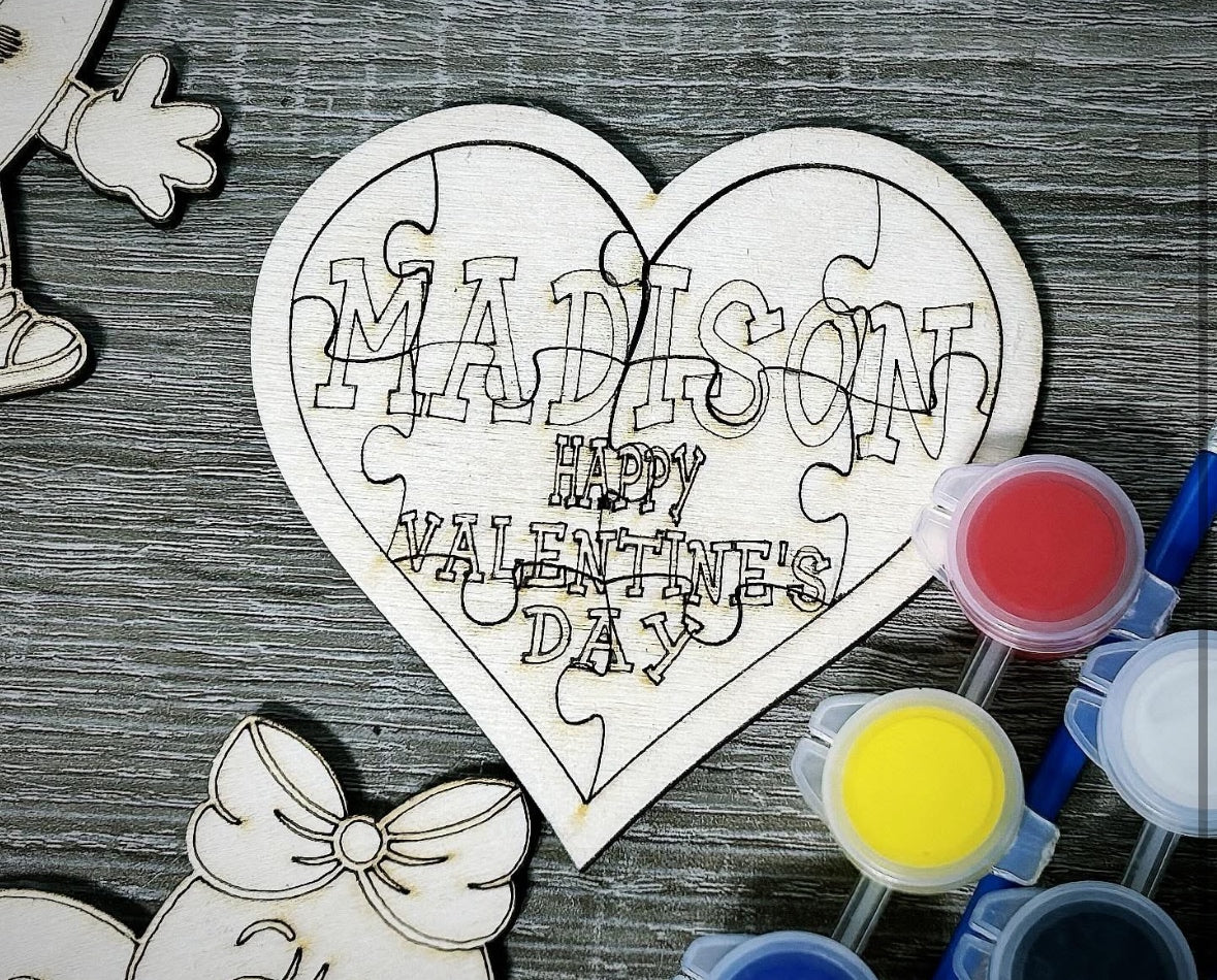 Paint Your Own Valentine