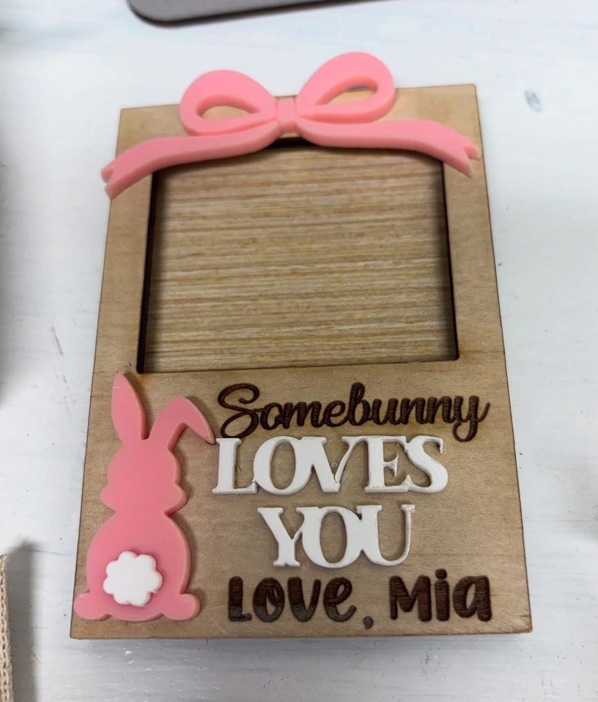 Personalized Wood Easter Frame