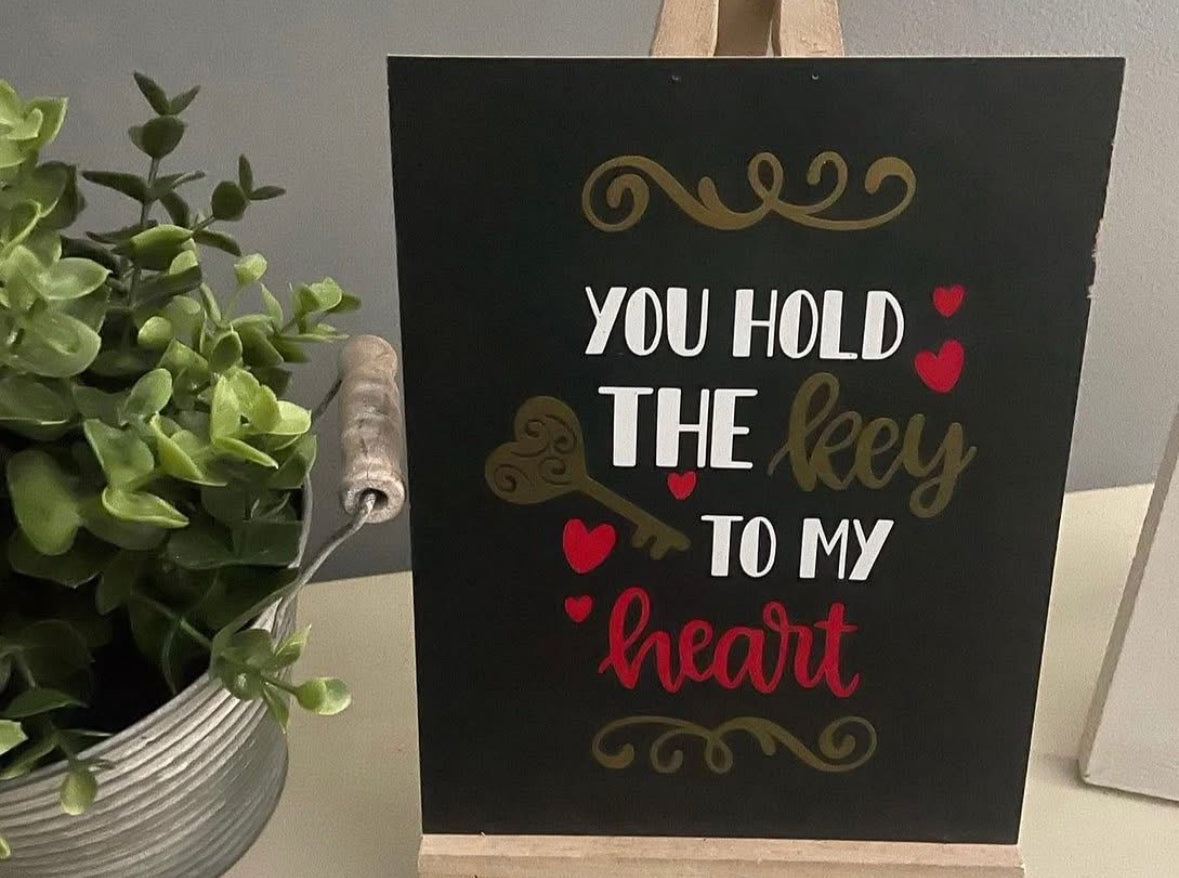Valentine Easal Sign