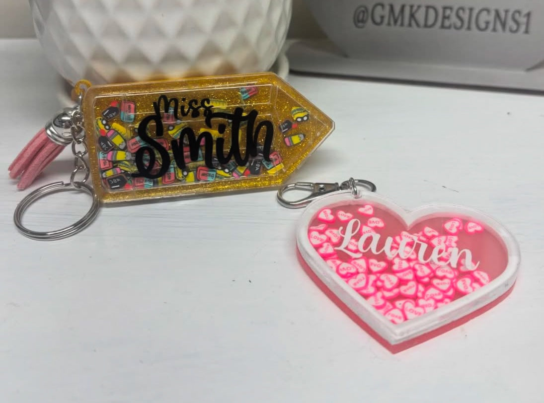 Acrylic Keychain Shakers