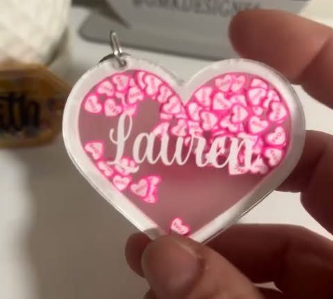 Acrylic Keychain Shakers