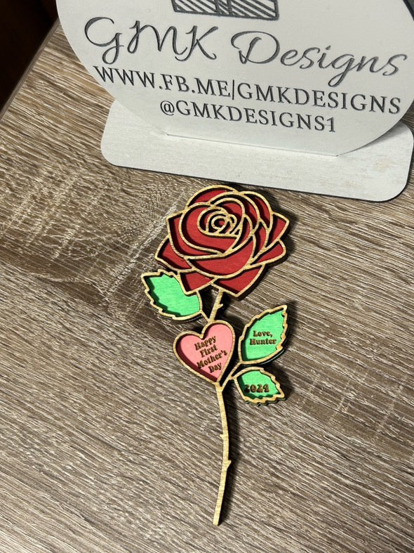 Valentine Personalized Rose