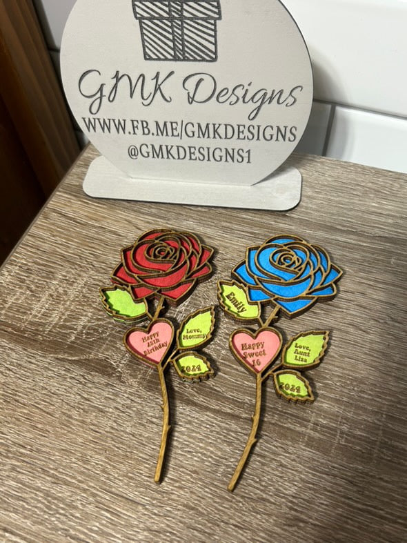 Valentine Personalized Rose