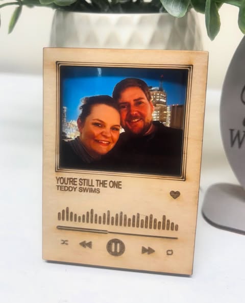 Personalized Wood Love Album Cover