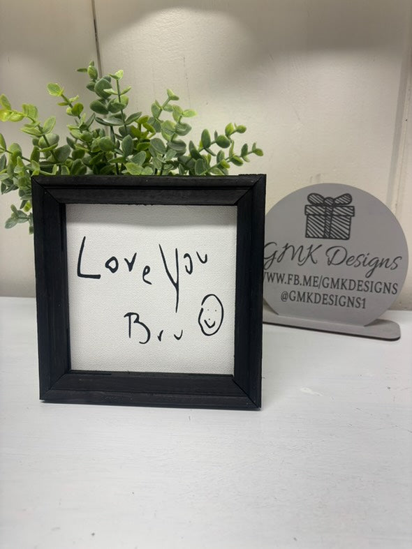 Sublimation Canvas Sign