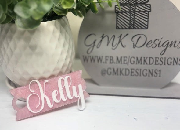 Tumbler name plates