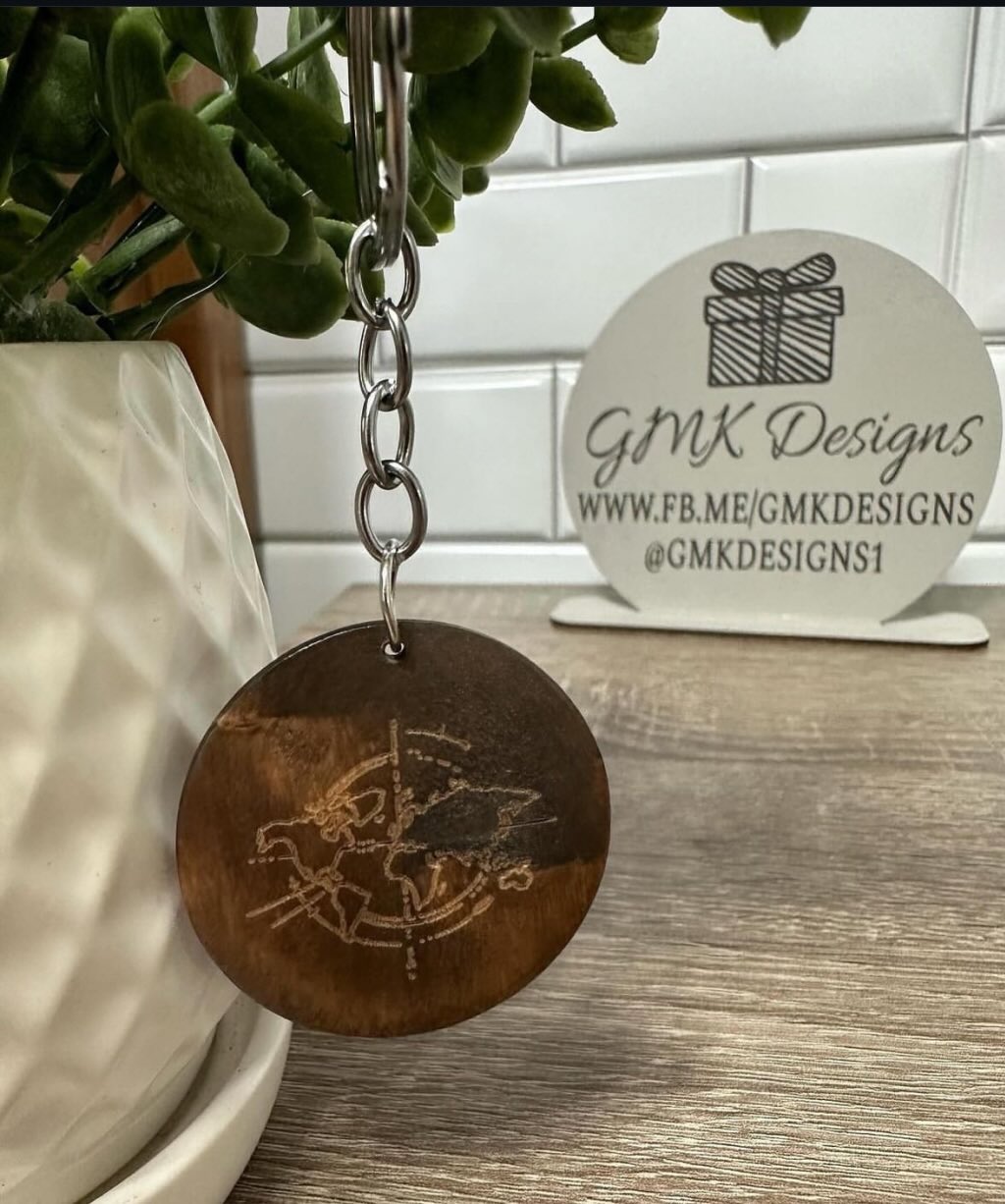 Wooden Keychain Design