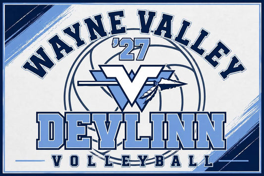 Wayne Valley Volleyball Lawn Sign