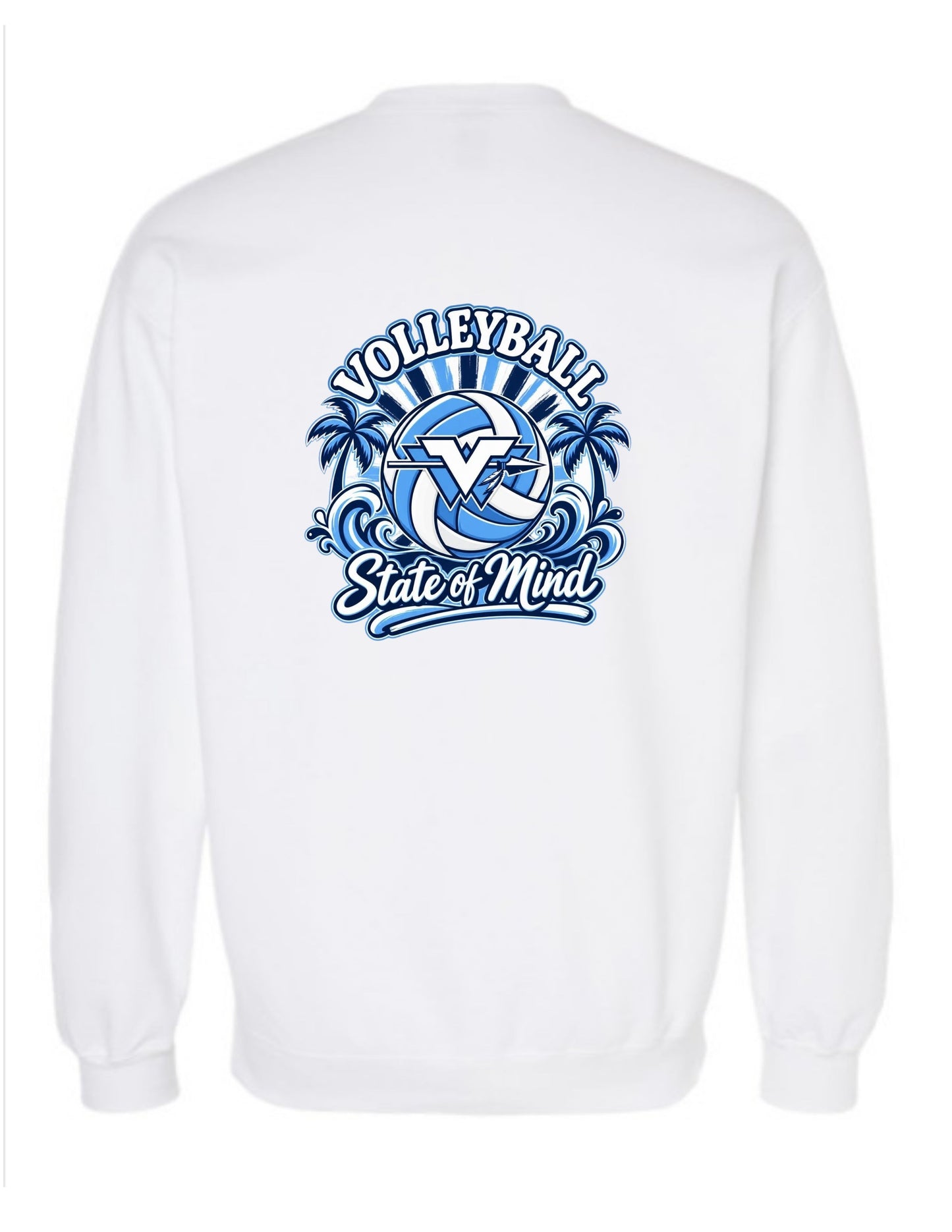 Wayne Valley Volleyball Crewneck Sweatshirt Style #5