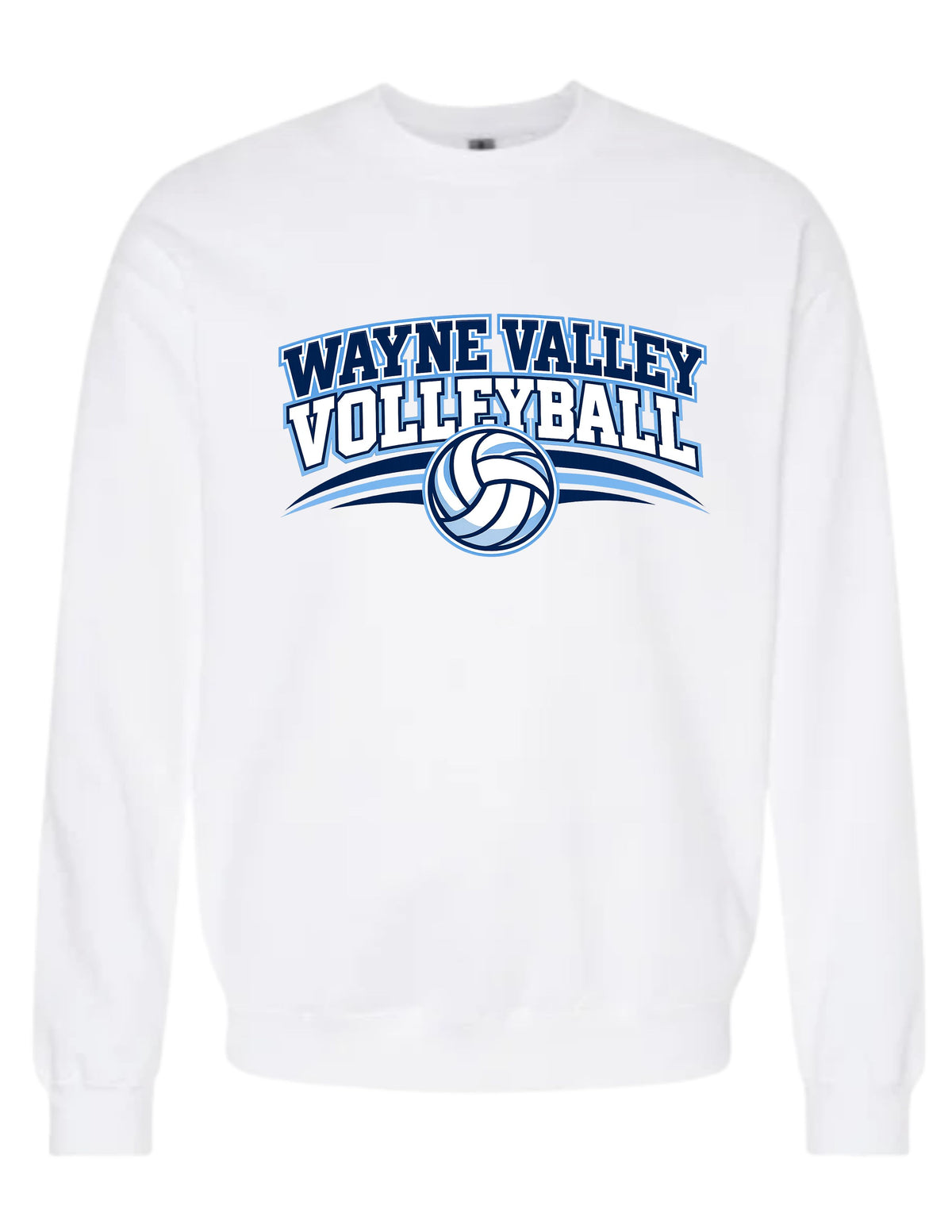 Wayne Valley Volleyball Crewneck Sweatshirt Style #1