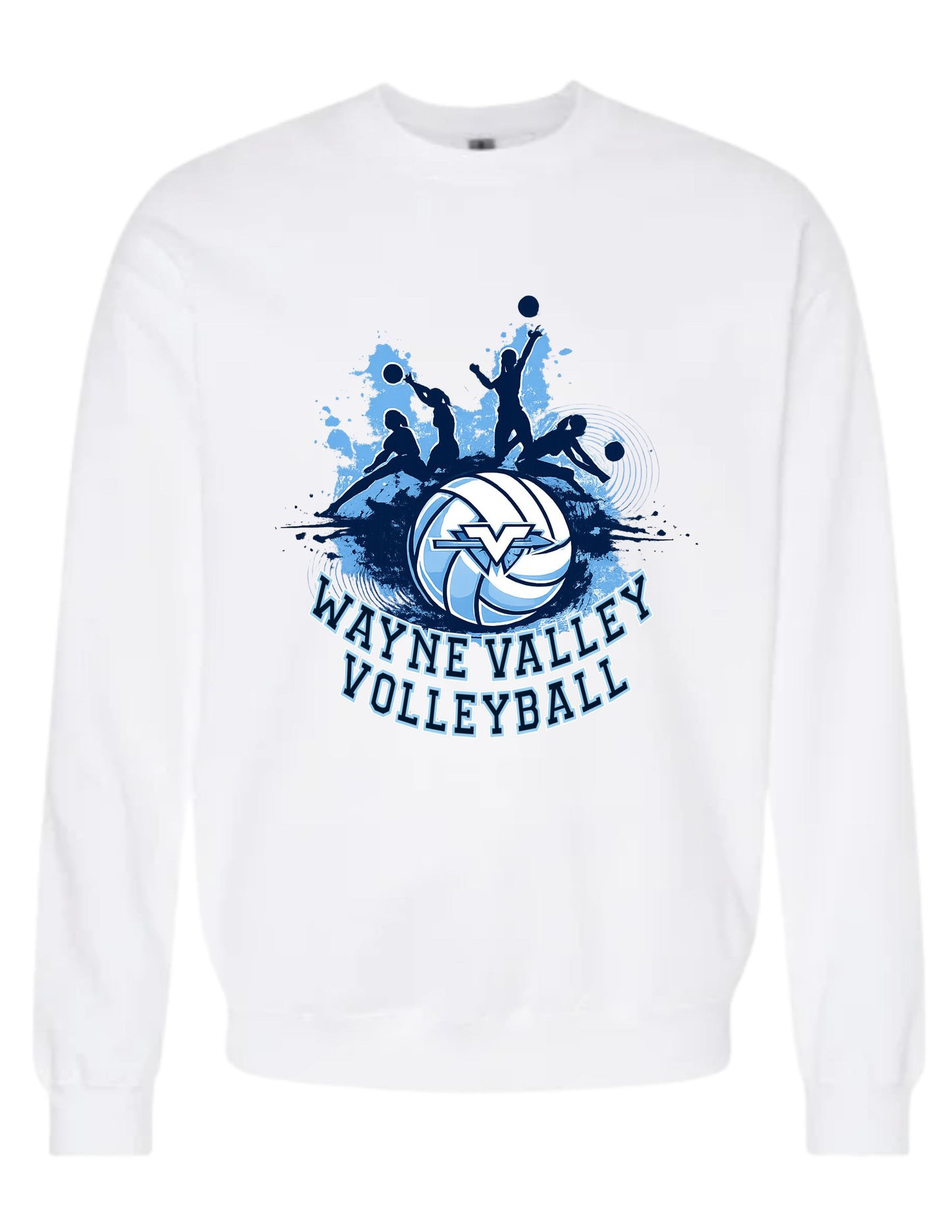 Wayne Valley Volleyball Crewneck Sweatshirt Style #4