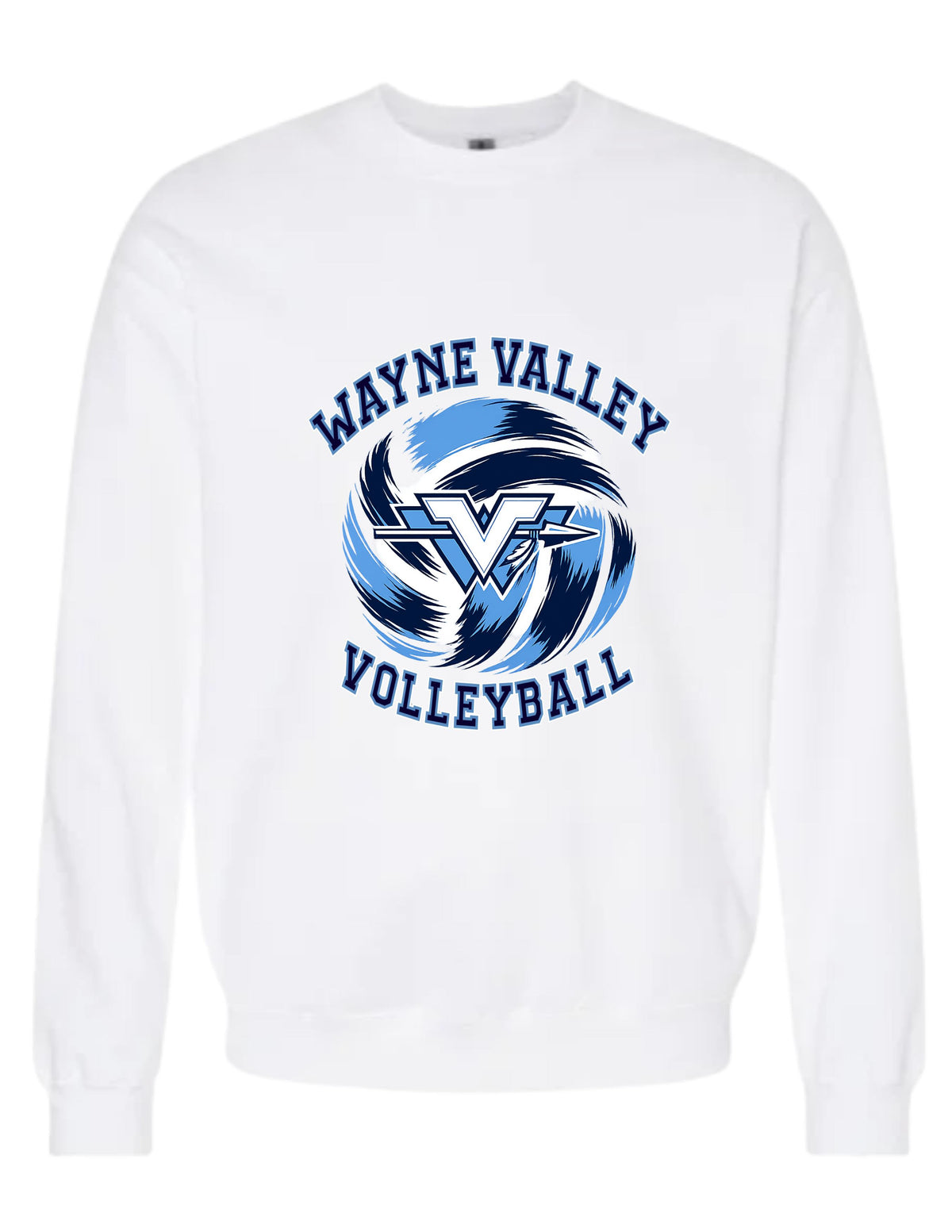 Wayne Valley Volleyball Crewneck Sweatshirt Style #3