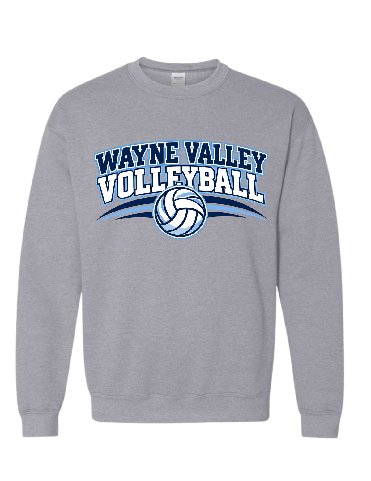 Wayne Valley Volleyball Crewneck Sweatshirt Style #1