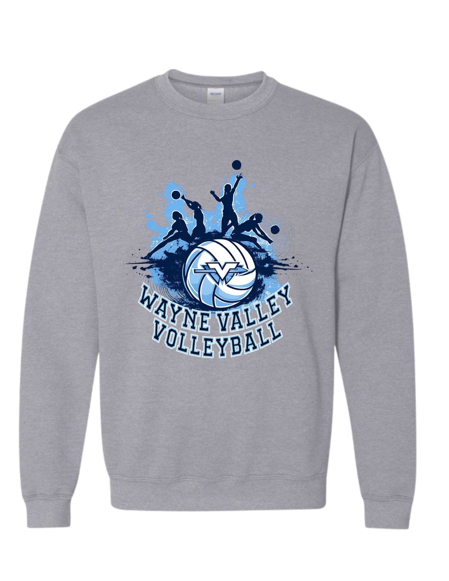 Wayne Valley Volleyball Crewneck Sweatshirt Style #4