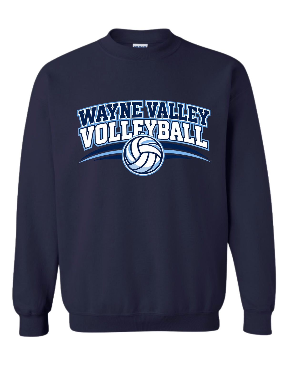 Wayne Valley Volleyball Crewneck Sweatshirt Style #1