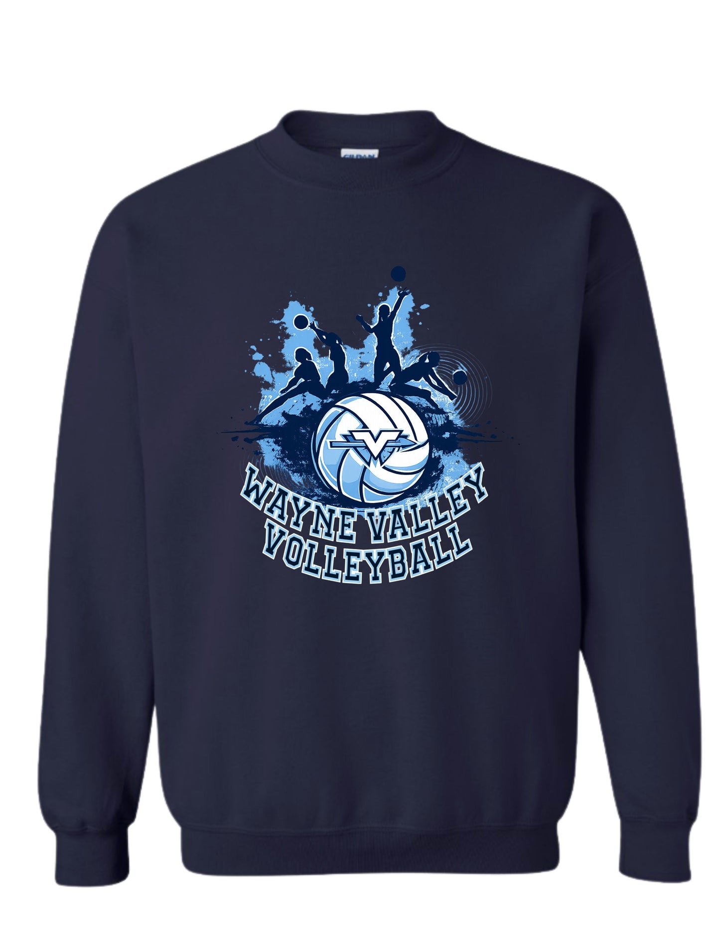 Wayne Valley Volleyball Crewneck Sweatshirt Style #4