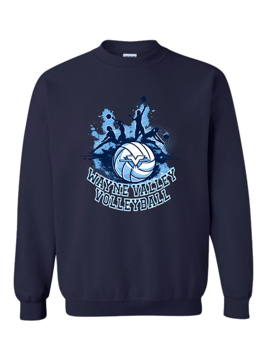 Wayne Valley Volleyball Crewneck Sweatshirt Style #4