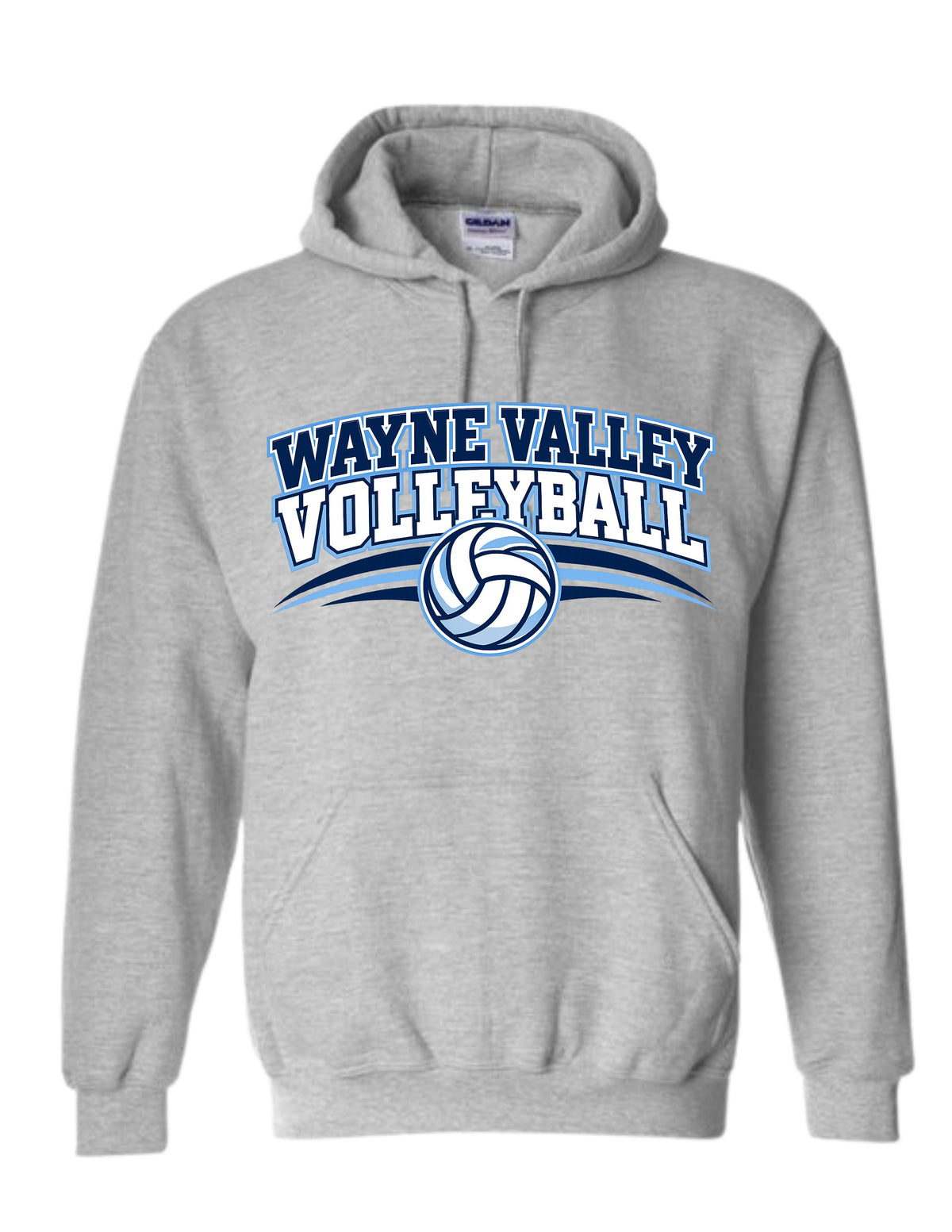 Wayne Valley Volleyball Hooded Sweatshirt Style #1