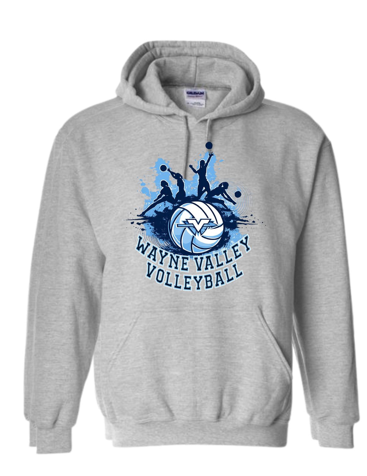 Wayne Valley Volleyball Hooded Sweatshirt Style #4