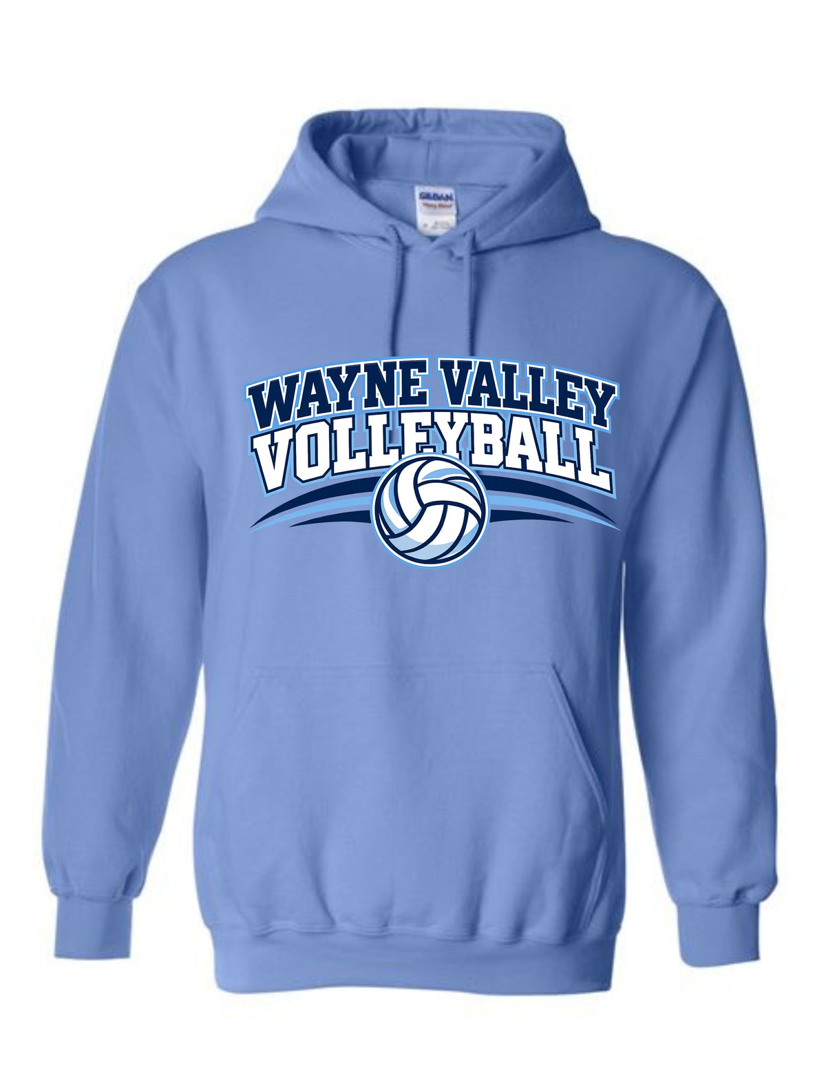 Wayne Valley Volleyball Hooded Sweatshirt Style #1