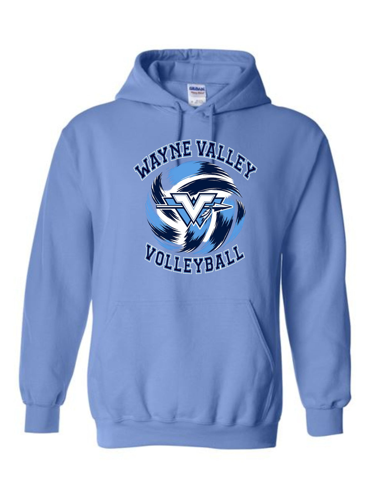 Wayne Valley Volleyball Hooded Sweatshirt Style #3
