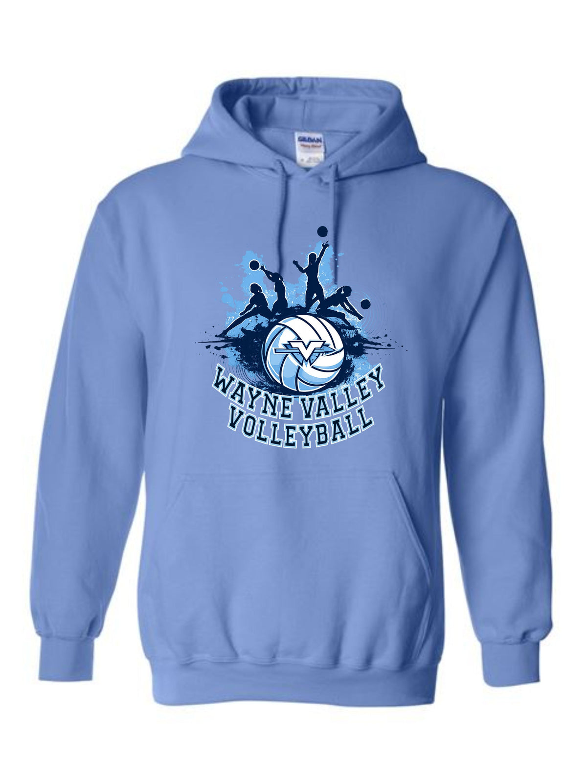 Wayne Valley Volleyball Hooded Sweatshirt Style #4