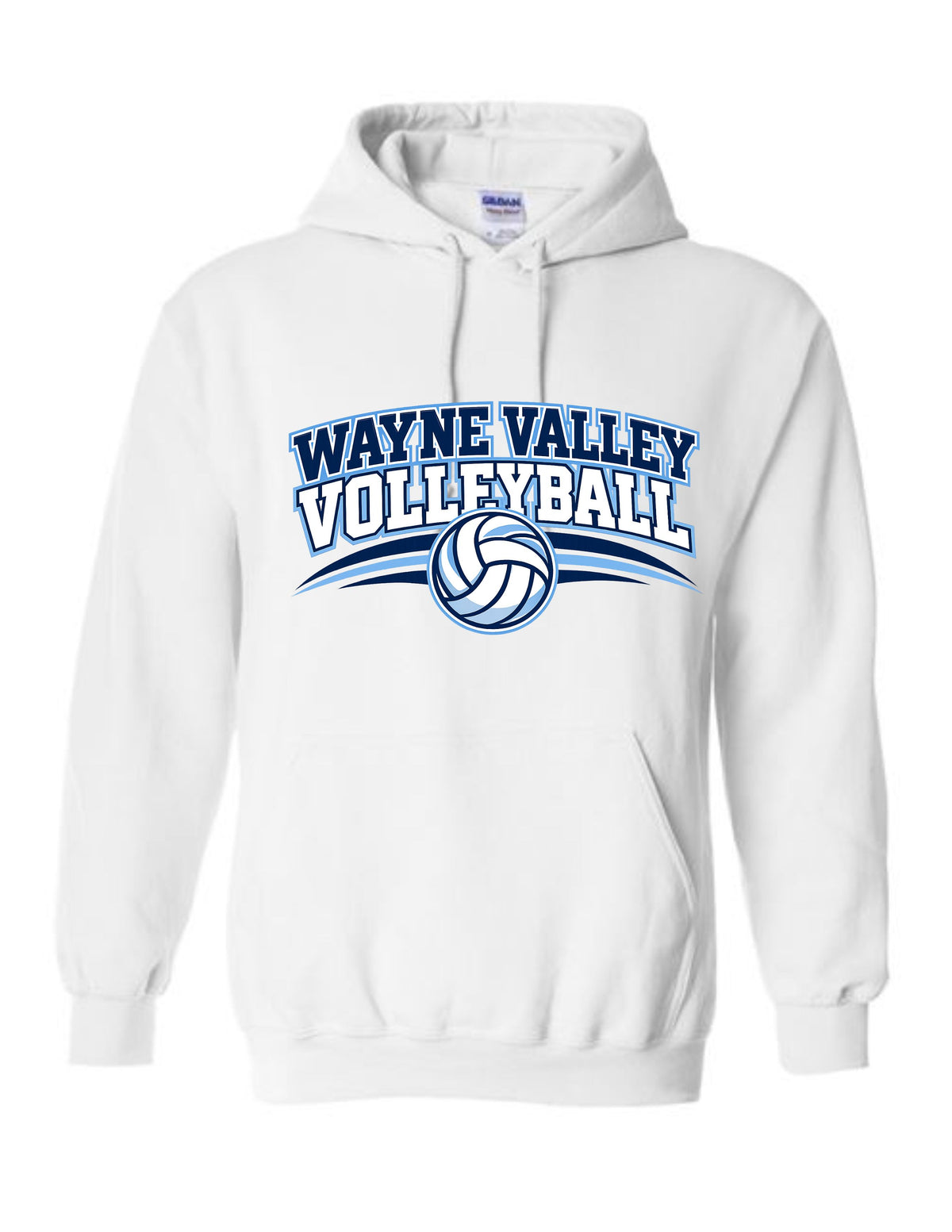Wayne Valley Volleyball Hooded Sweatshirt Style #1