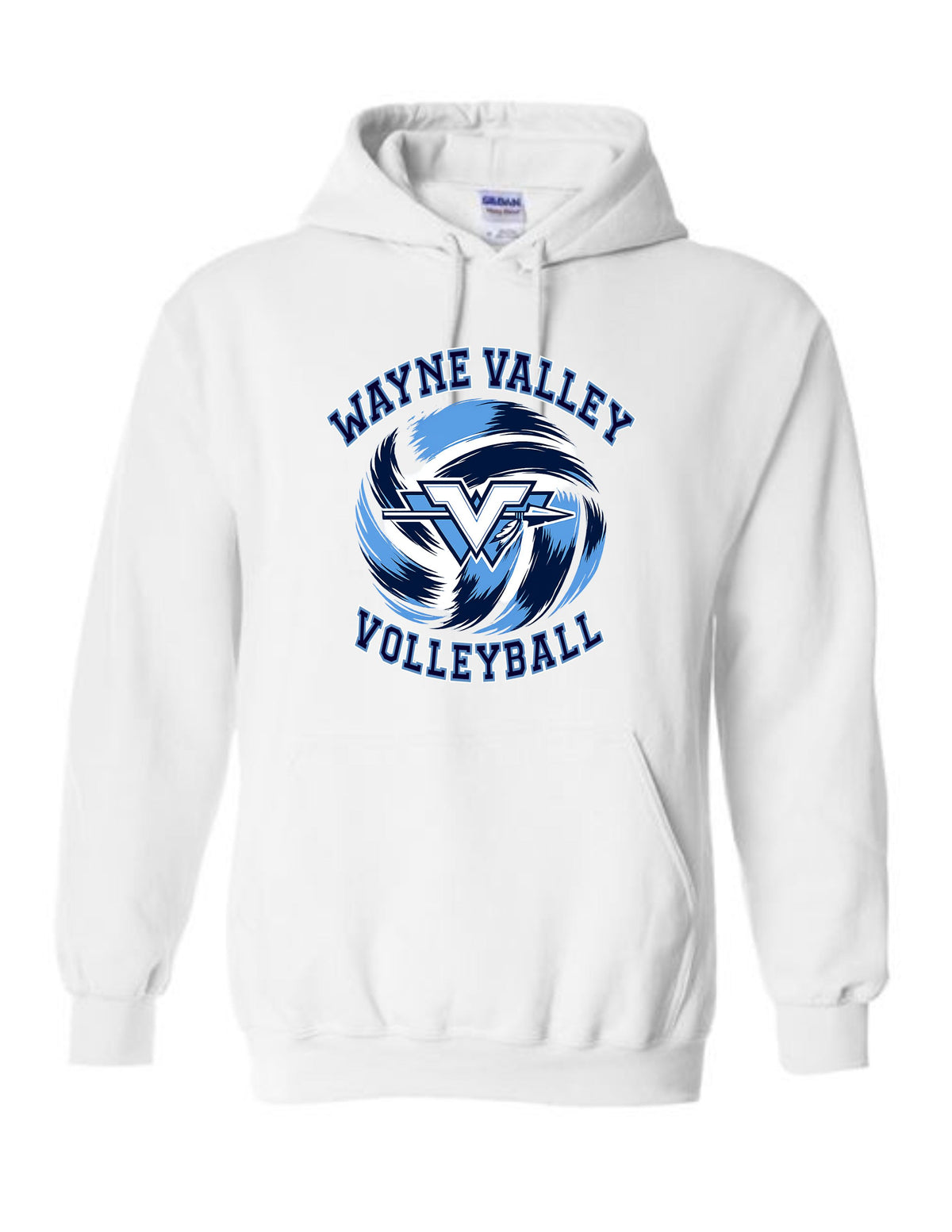 Wayne Valley Volleyball Hooded Sweatshirt Style #3