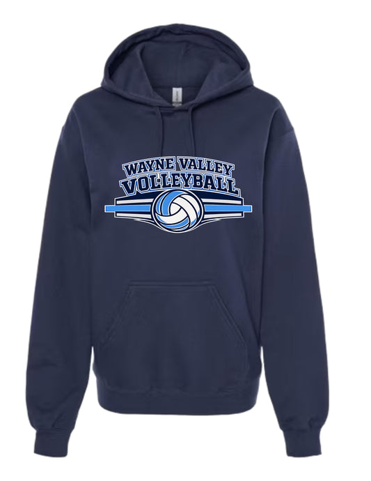Wayne Valley Volleyball Hooded Sweatshirt Style #2