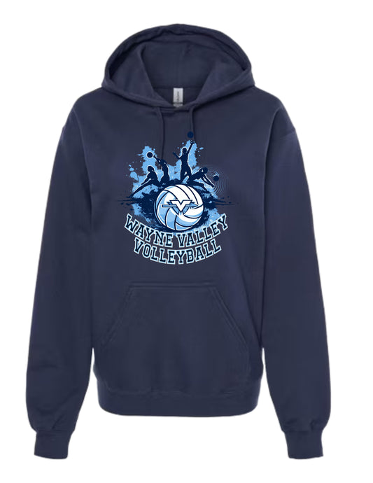 Wayne Valley Volleyball Hooded Sweatshirt Style #4