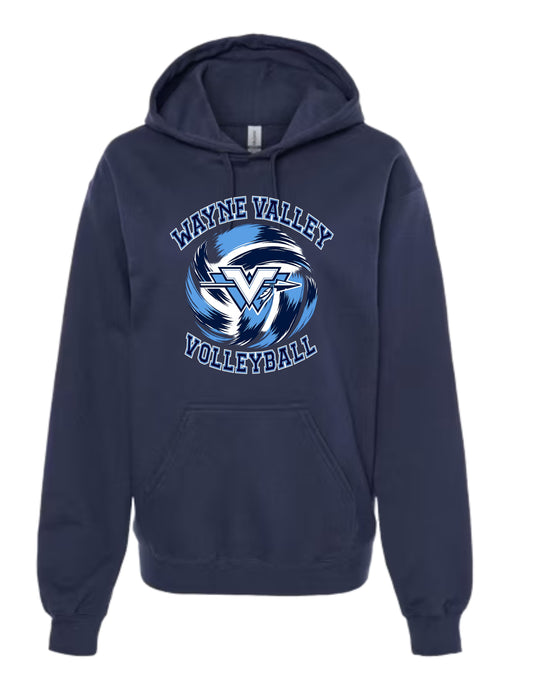 Wayne Valley Volleyball Hooded Sweatshirt Style #3