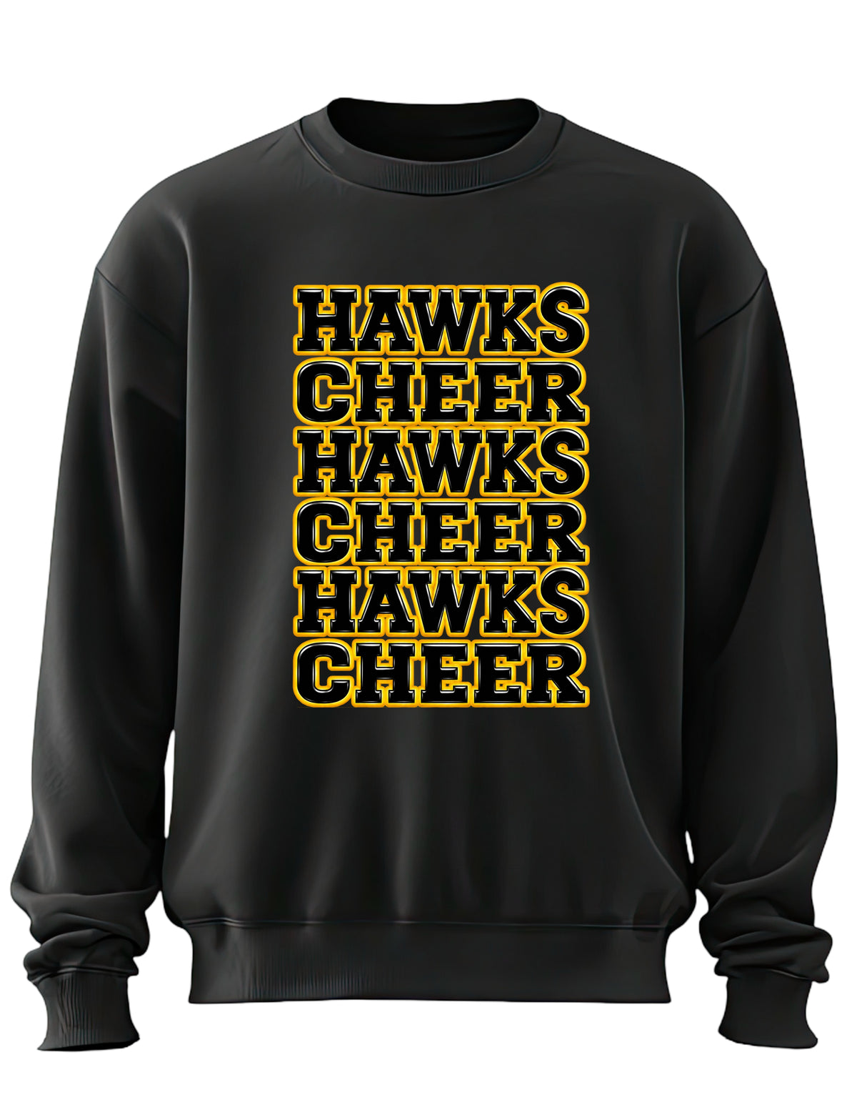 Hawks Cheer Repeat Crewneck