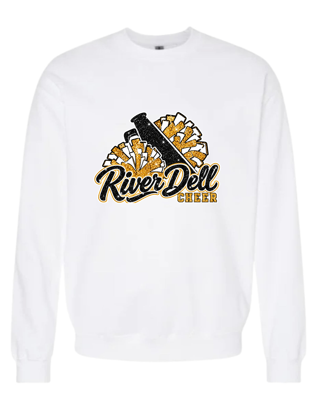 Glitter Pom Poms Crewneck