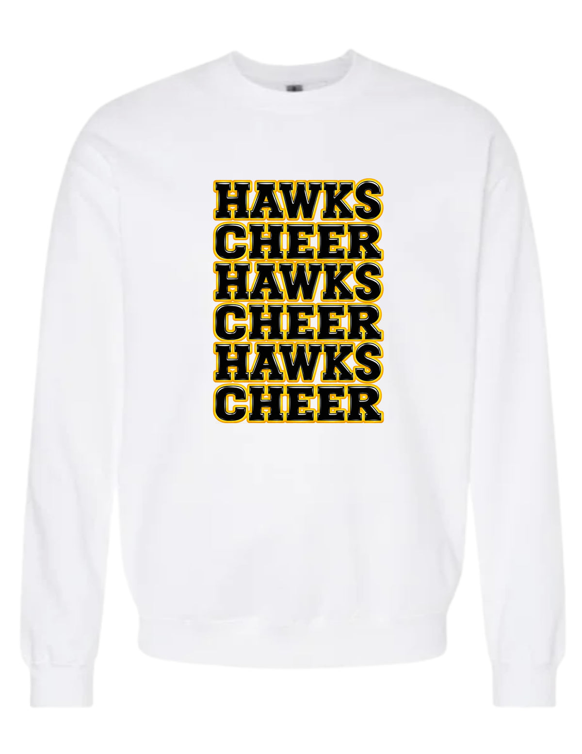 Hawks Cheer Repeat Crewneck