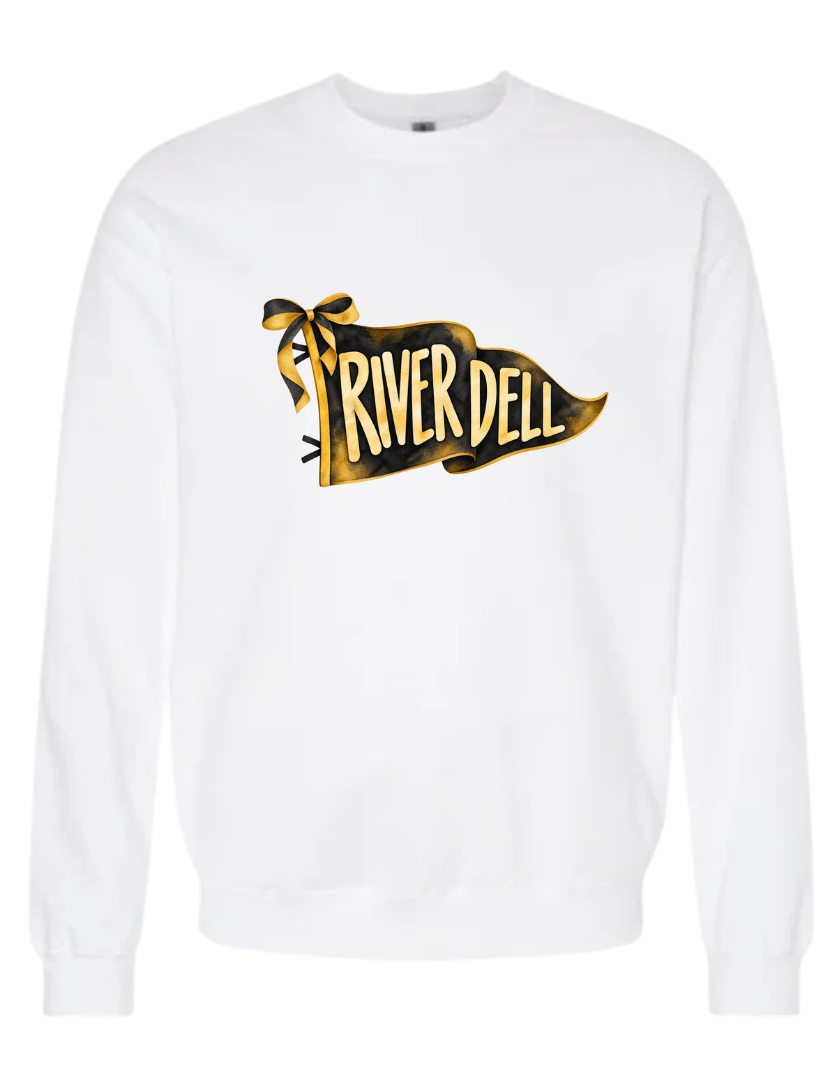 River Dell Watercolor Pennant Crewneck