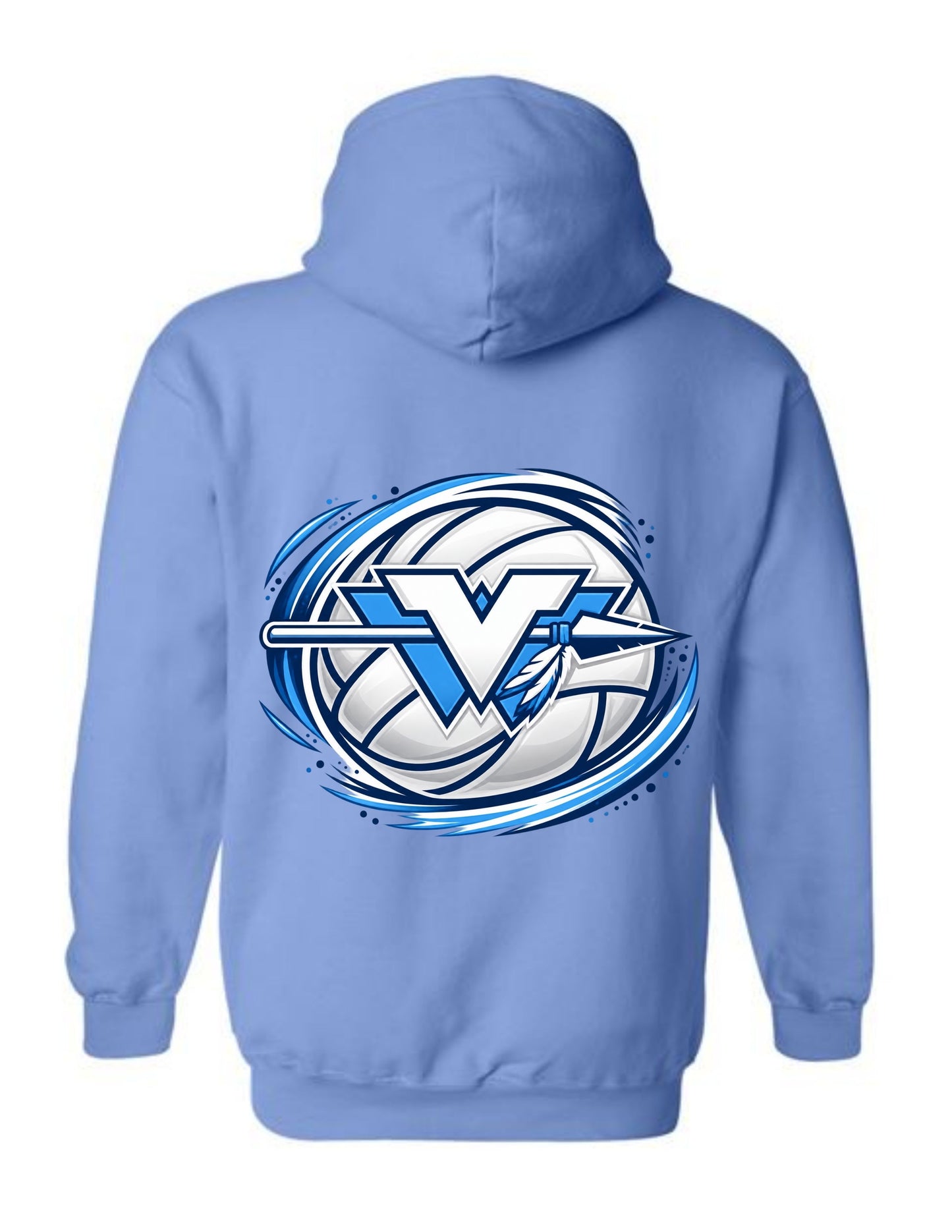 Wayne Valley Volleyball Hooded Sweatshirt Style #6