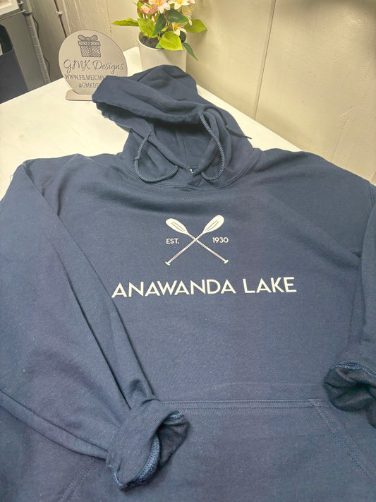 Anawanda Lake Adult Hooded Sweatshirt